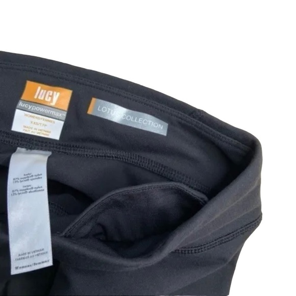 Lucy Powermax Lotus Collection Split Back Crops Sz XXS - Picture 4 of 7
